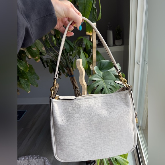 Coach Handbags - Coach Cary Shoulder (Large) CC435 in Chalk